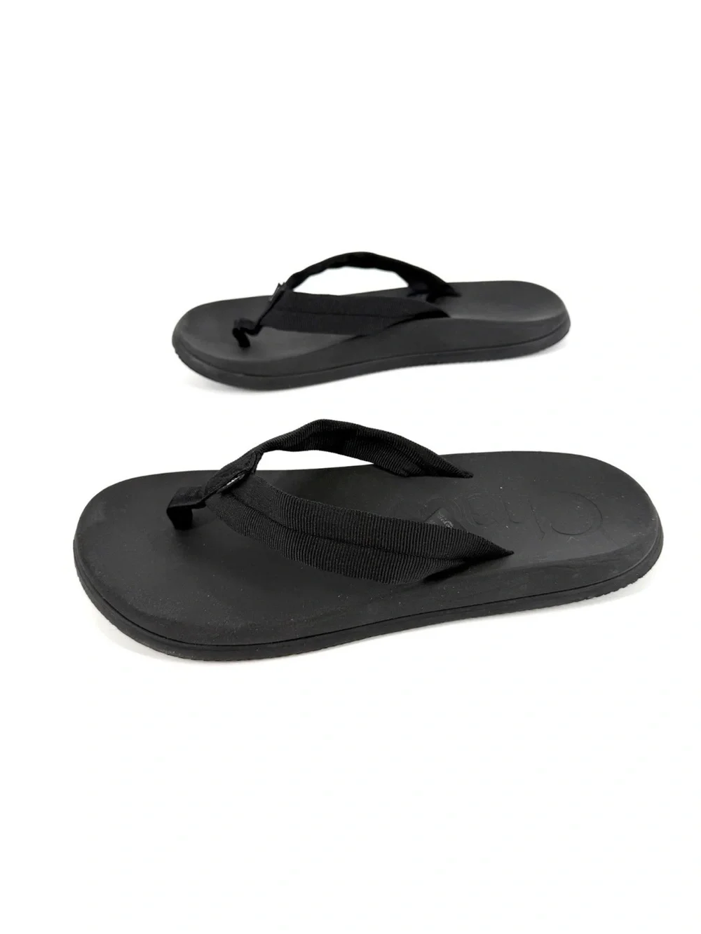 Chaco Chillos Flip Flop Sandals Mens Size 11 Black Casual Beach Vacation
